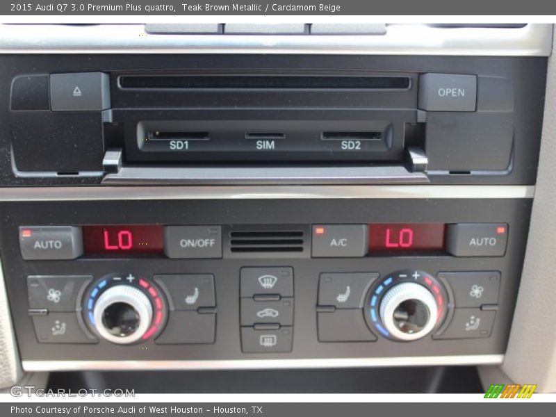 Teak Brown Metallic / Cardamom Beige 2015 Audi Q7 3.0 Premium Plus quattro