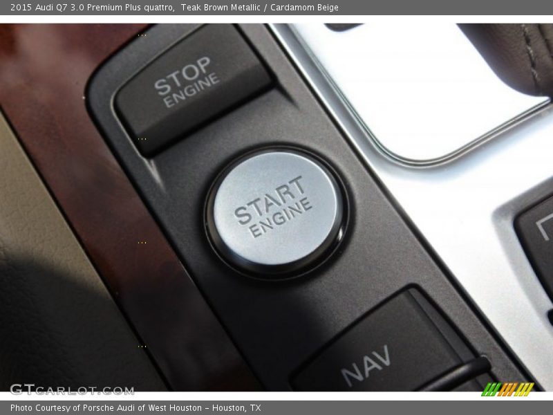 Teak Brown Metallic / Cardamom Beige 2015 Audi Q7 3.0 Premium Plus quattro