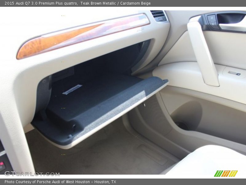 Teak Brown Metallic / Cardamom Beige 2015 Audi Q7 3.0 Premium Plus quattro