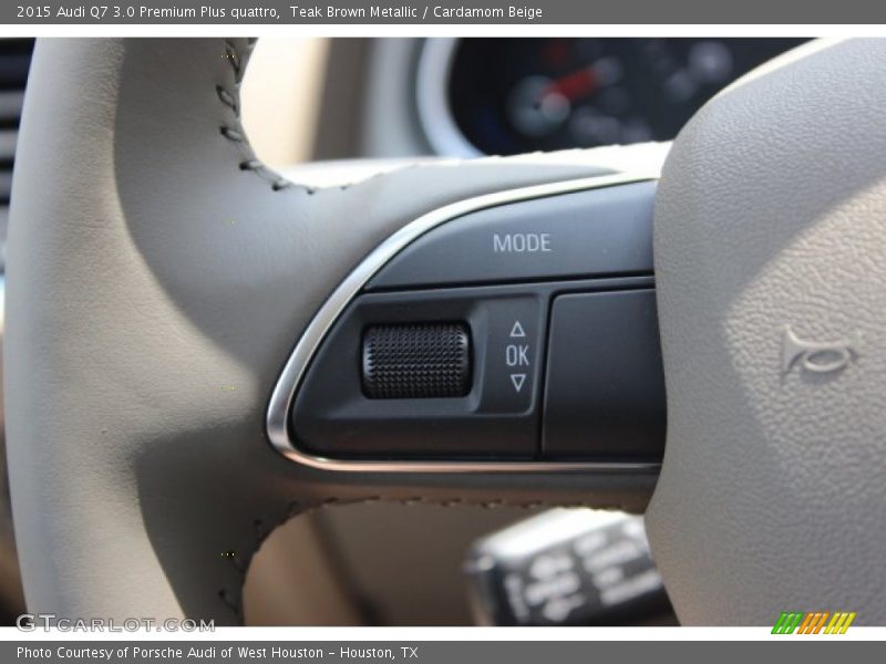 Teak Brown Metallic / Cardamom Beige 2015 Audi Q7 3.0 Premium Plus quattro