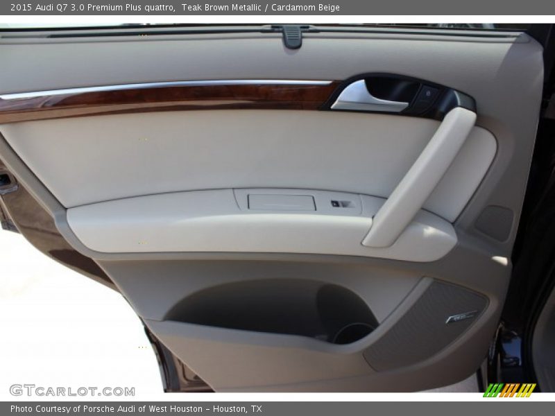 Teak Brown Metallic / Cardamom Beige 2015 Audi Q7 3.0 Premium Plus quattro