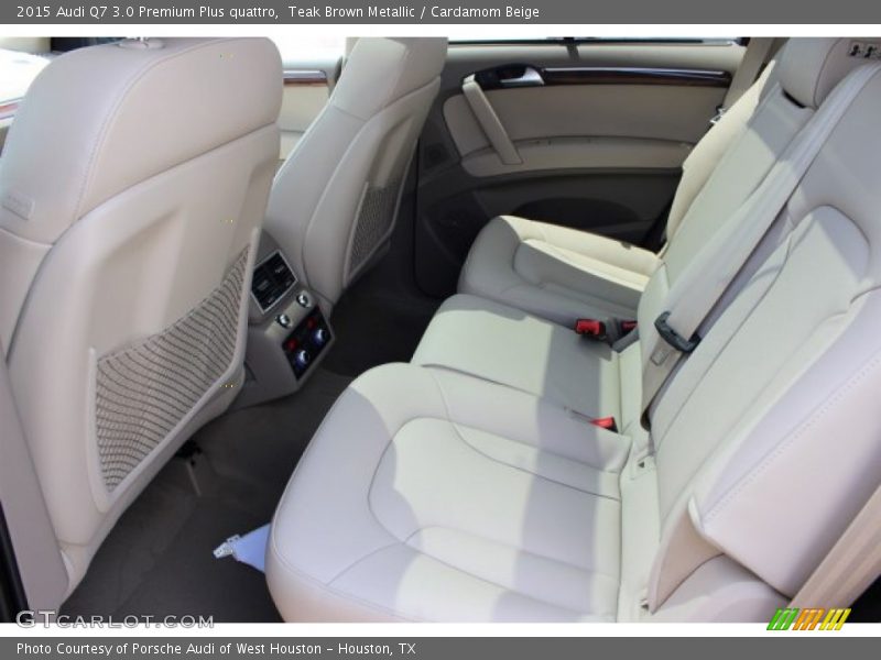 Teak Brown Metallic / Cardamom Beige 2015 Audi Q7 3.0 Premium Plus quattro