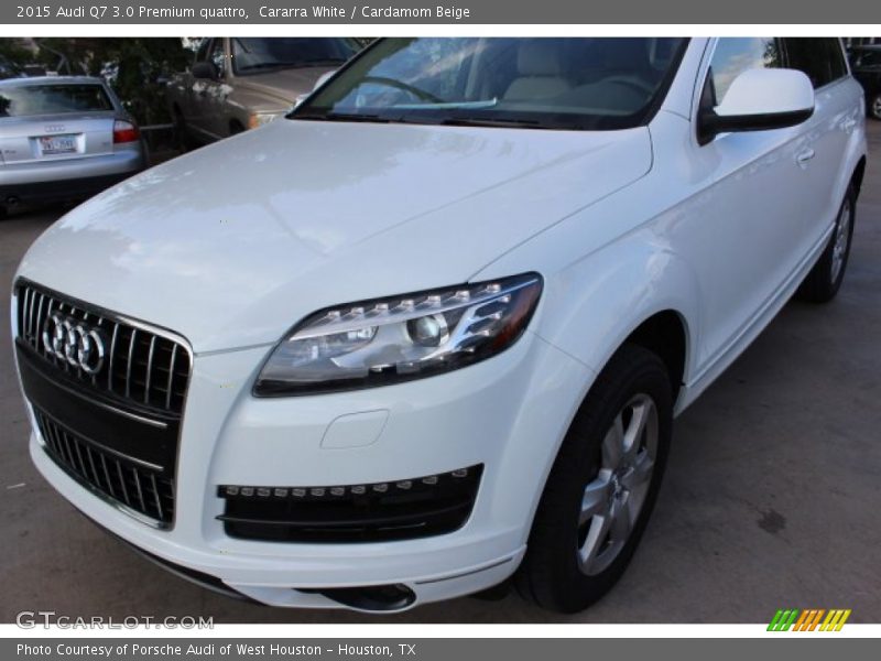 Cararra White / Cardamom Beige 2015 Audi Q7 3.0 Premium quattro