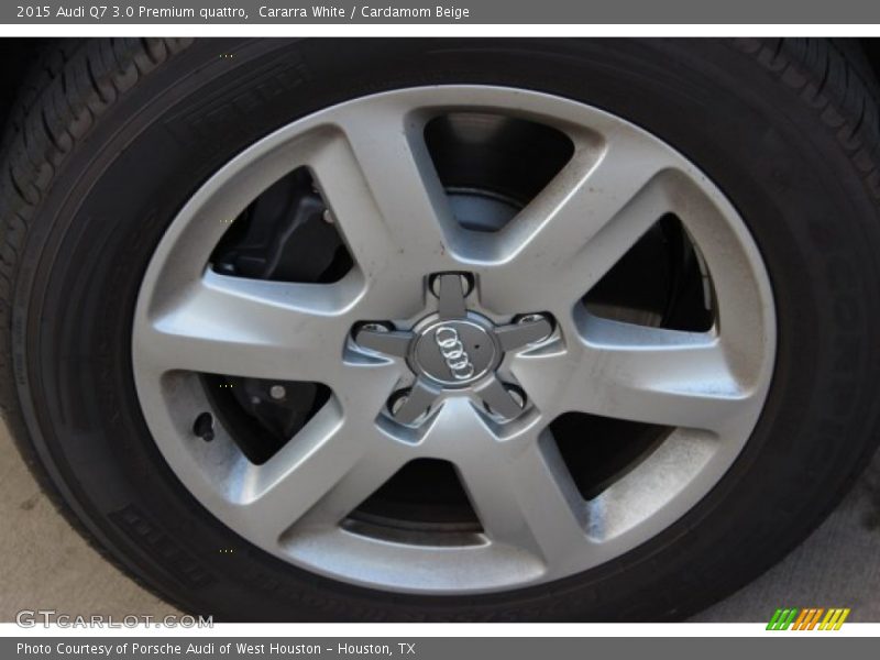 Cararra White / Cardamom Beige 2015 Audi Q7 3.0 Premium quattro