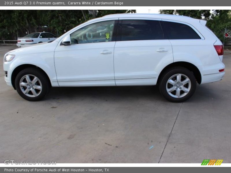 Cararra White / Cardamom Beige 2015 Audi Q7 3.0 Premium quattro