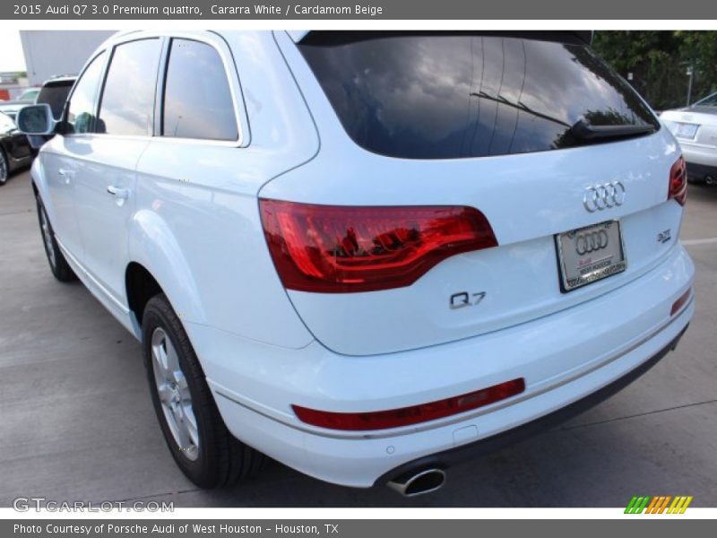 Cararra White / Cardamom Beige 2015 Audi Q7 3.0 Premium quattro