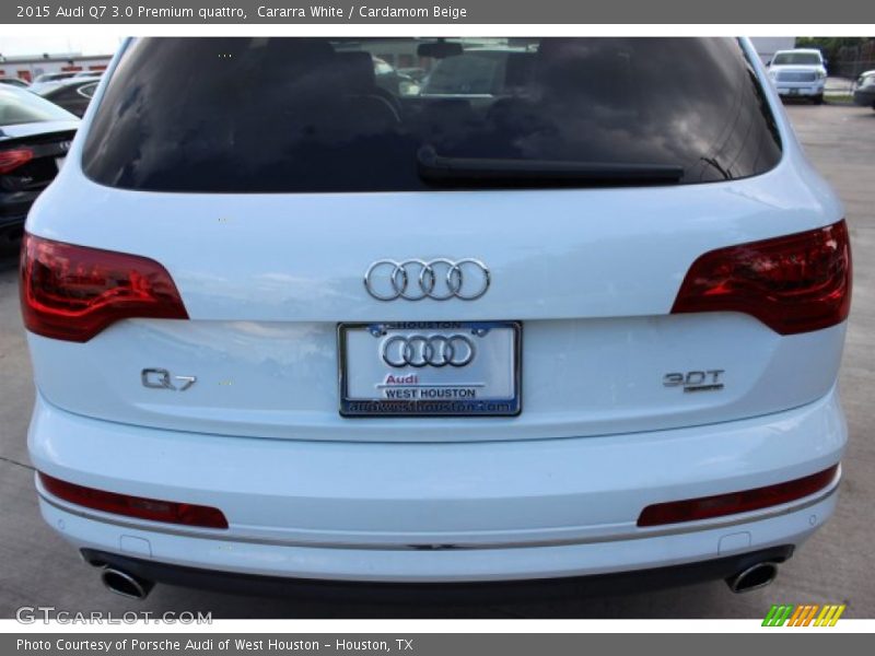 Cararra White / Cardamom Beige 2015 Audi Q7 3.0 Premium quattro