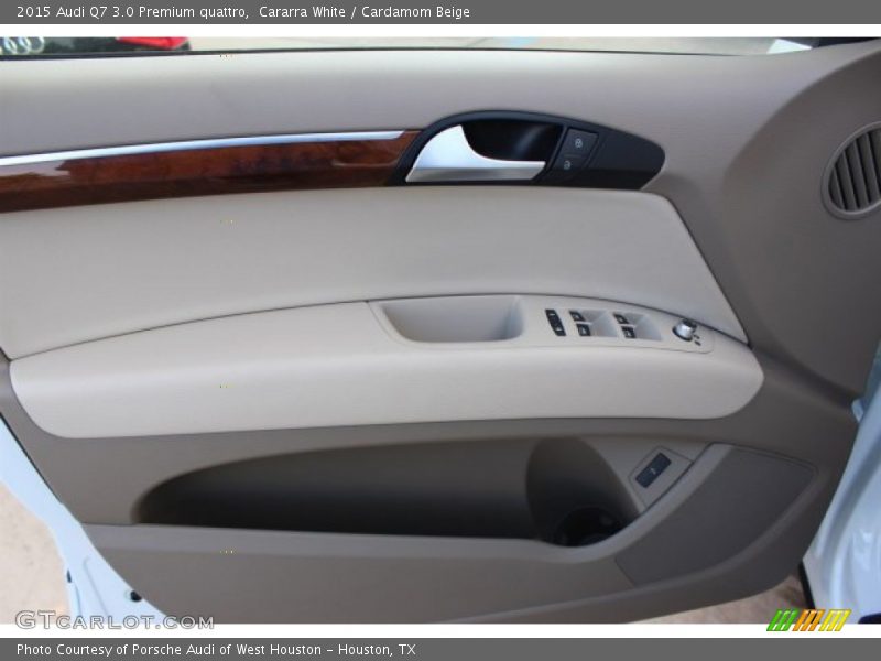 Cararra White / Cardamom Beige 2015 Audi Q7 3.0 Premium quattro