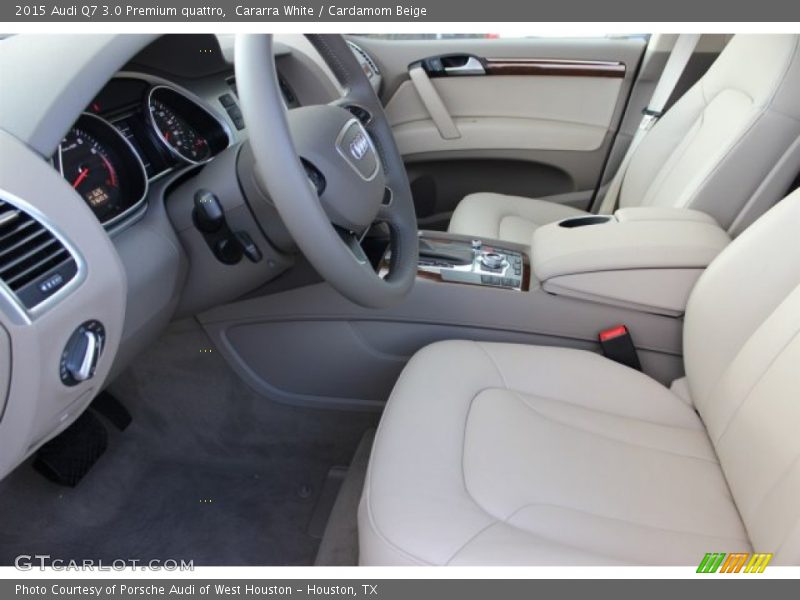 Cararra White / Cardamom Beige 2015 Audi Q7 3.0 Premium quattro