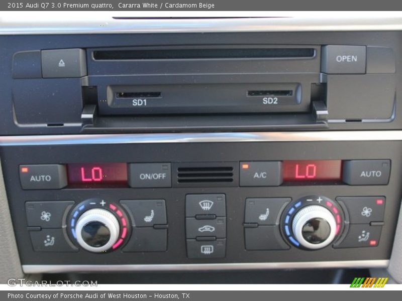 Cararra White / Cardamom Beige 2015 Audi Q7 3.0 Premium quattro