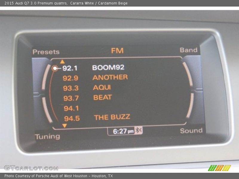 Cararra White / Cardamom Beige 2015 Audi Q7 3.0 Premium quattro