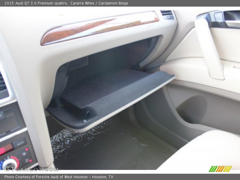 Cararra White / Cardamom Beige 2015 Audi Q7 3.0 Premium quattro