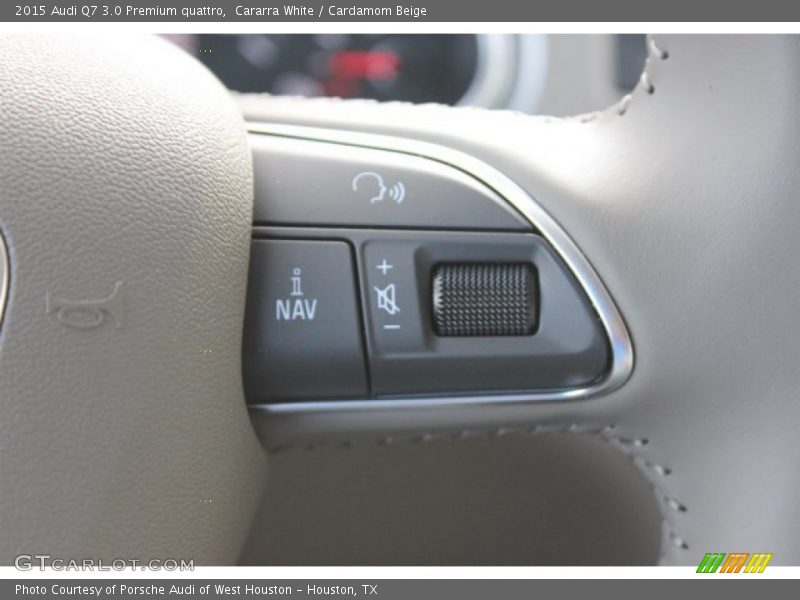 Cararra White / Cardamom Beige 2015 Audi Q7 3.0 Premium quattro