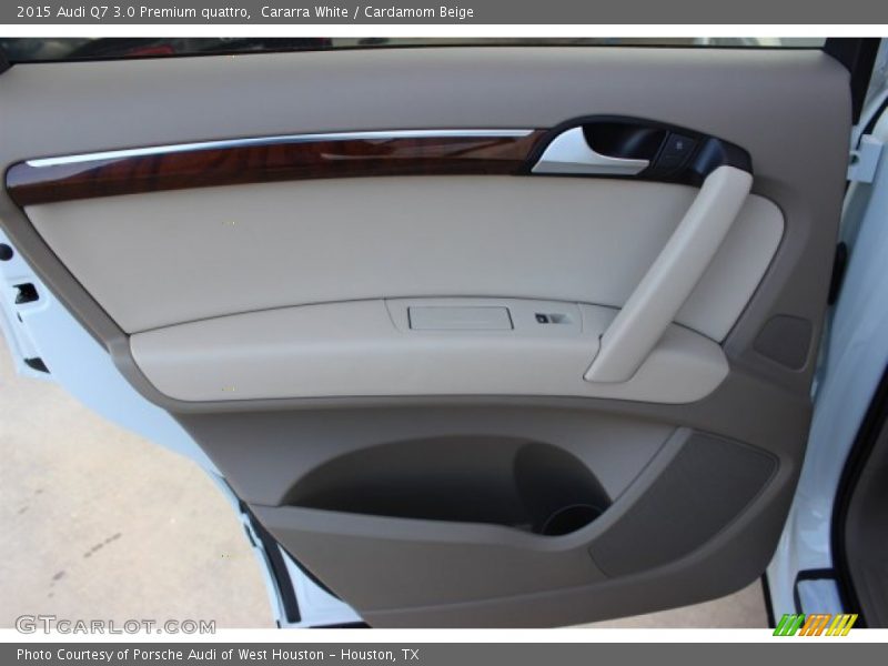 Cararra White / Cardamom Beige 2015 Audi Q7 3.0 Premium quattro