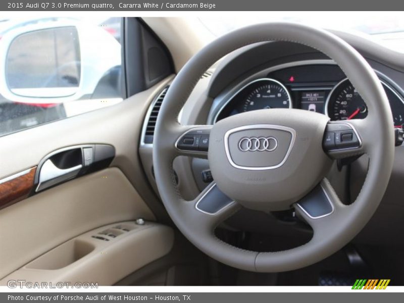 Cararra White / Cardamom Beige 2015 Audi Q7 3.0 Premium quattro