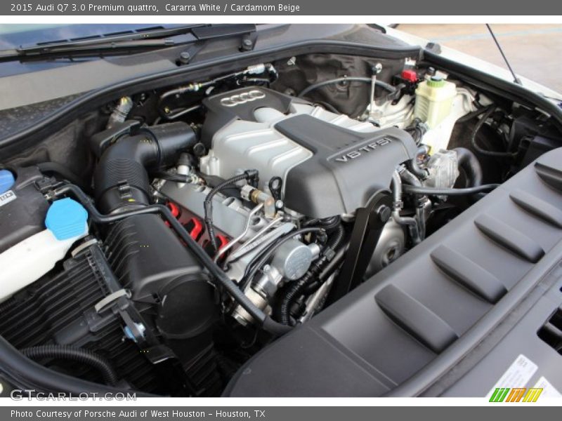 Cararra White / Cardamom Beige 2015 Audi Q7 3.0 Premium quattro