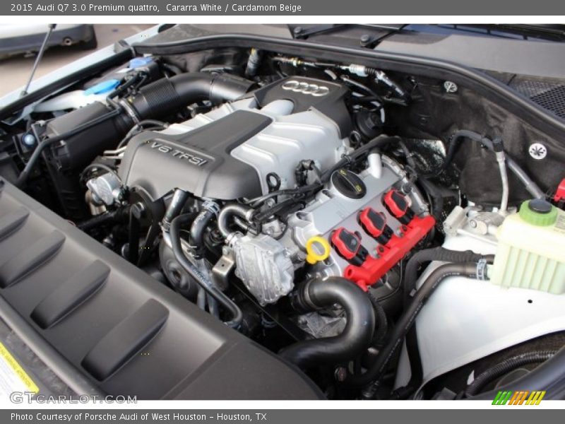 Cararra White / Cardamom Beige 2015 Audi Q7 3.0 Premium quattro