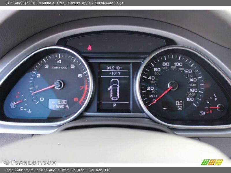 Cararra White / Cardamom Beige 2015 Audi Q7 3.0 Premium quattro
