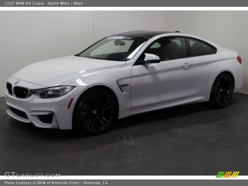 Alpine White / Black 2015 BMW M4 Coupe