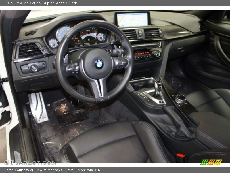 Alpine White / Black 2015 BMW M4 Coupe