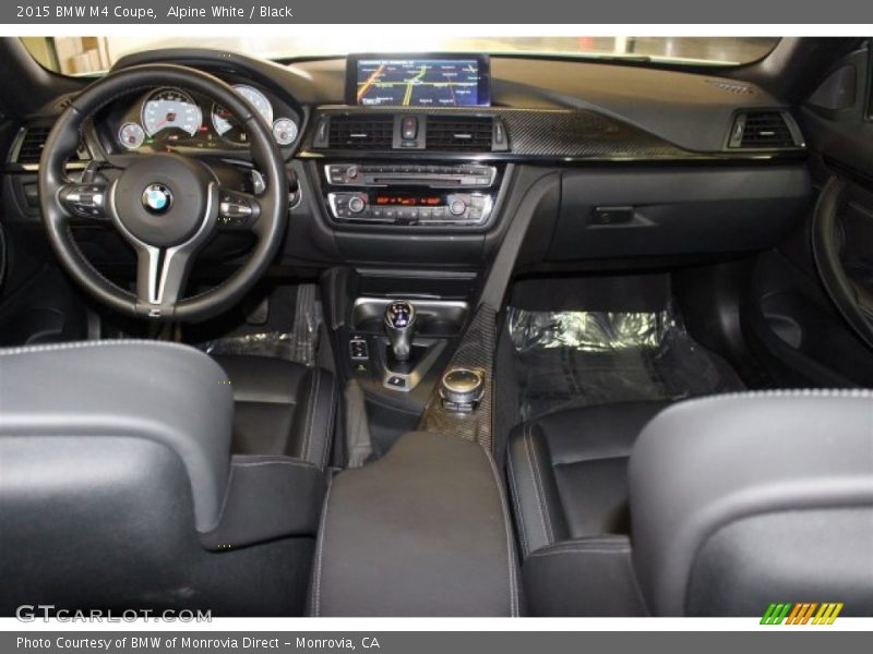 Alpine White / Black 2015 BMW M4 Coupe