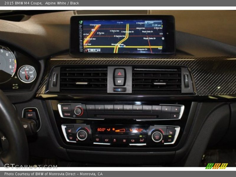 Alpine White / Black 2015 BMW M4 Coupe