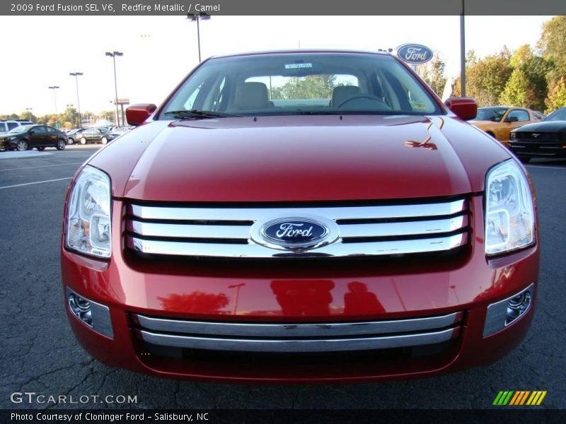 Redfire Metallic / Camel 2009 Ford Fusion SEL V6