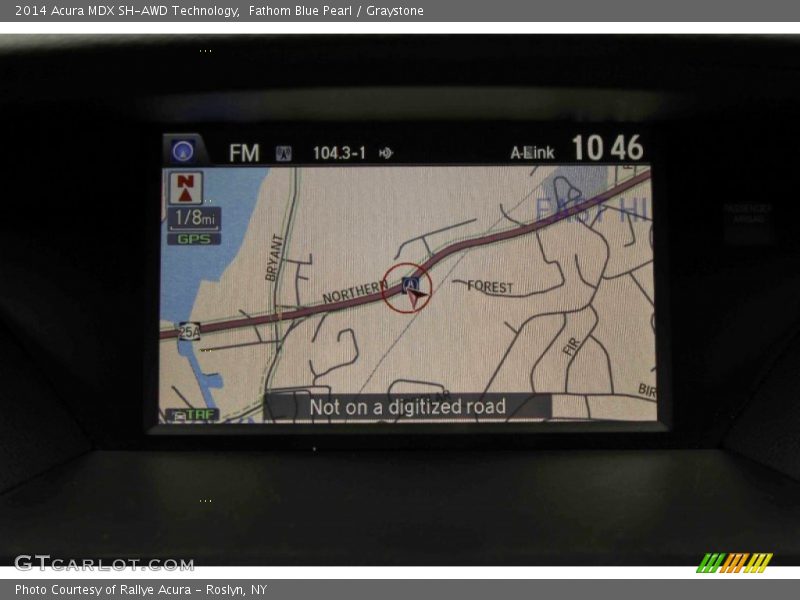 Fathom Blue Pearl / Graystone 2014 Acura MDX SH-AWD Technology