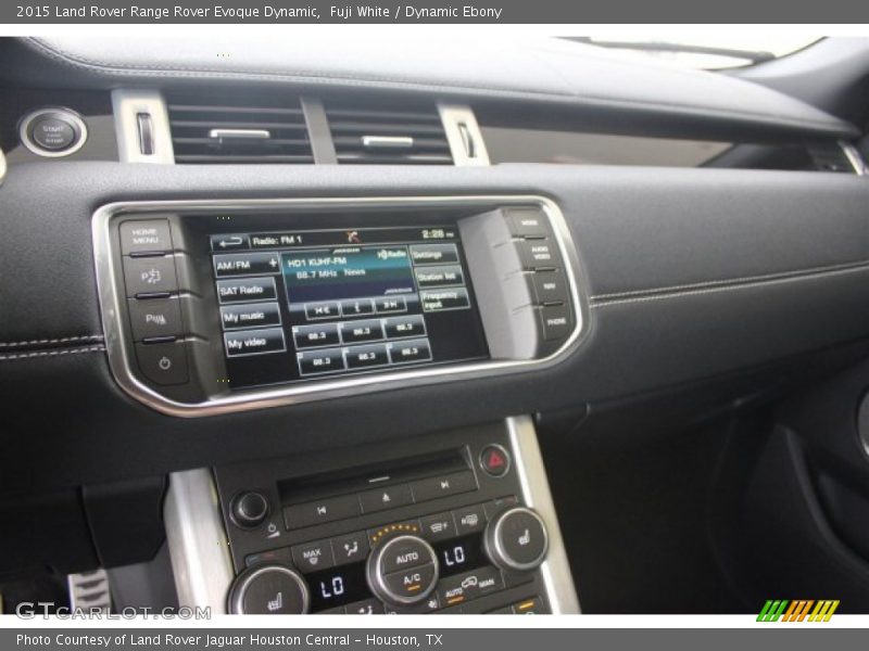 Fuji White / Dynamic Ebony 2015 Land Rover Range Rover Evoque Dynamic