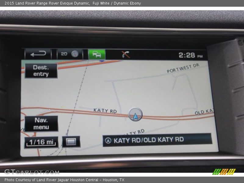Fuji White / Dynamic Ebony 2015 Land Rover Range Rover Evoque Dynamic