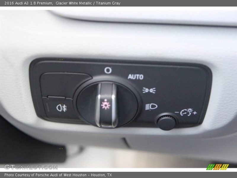 Glacier White Metallic / Titanium Gray 2016 Audi A3 1.8 Premium