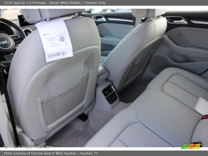 Glacier White Metallic / Titanium Gray 2016 Audi A3 1.8 Premium