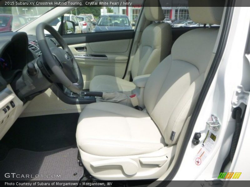 Crystal White Pearl / Ivory 2015 Subaru XV Crosstrek Hybrid Touring