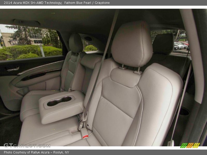 Fathom Blue Pearl / Graystone 2014 Acura MDX SH-AWD Technology