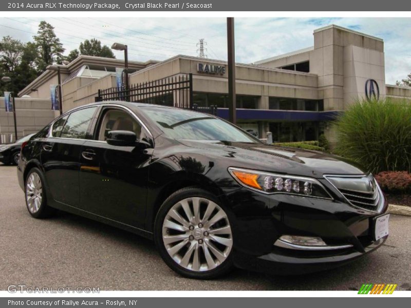 Crystal Black Pearl / Seacoast 2014 Acura RLX Technology Package