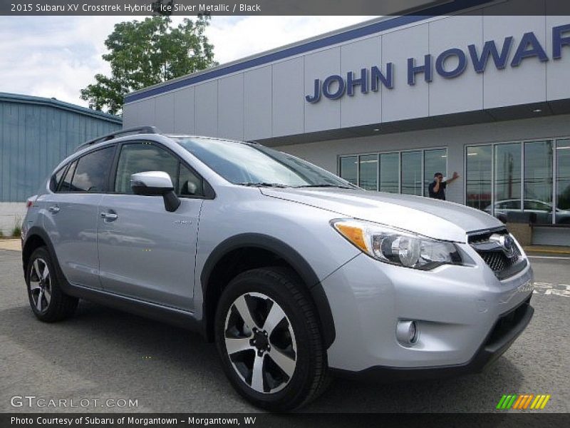 Ice Silver Metallic / Black 2015 Subaru XV Crosstrek Hybrid