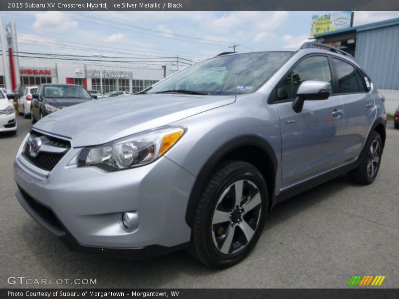 Ice Silver Metallic / Black 2015 Subaru XV Crosstrek Hybrid