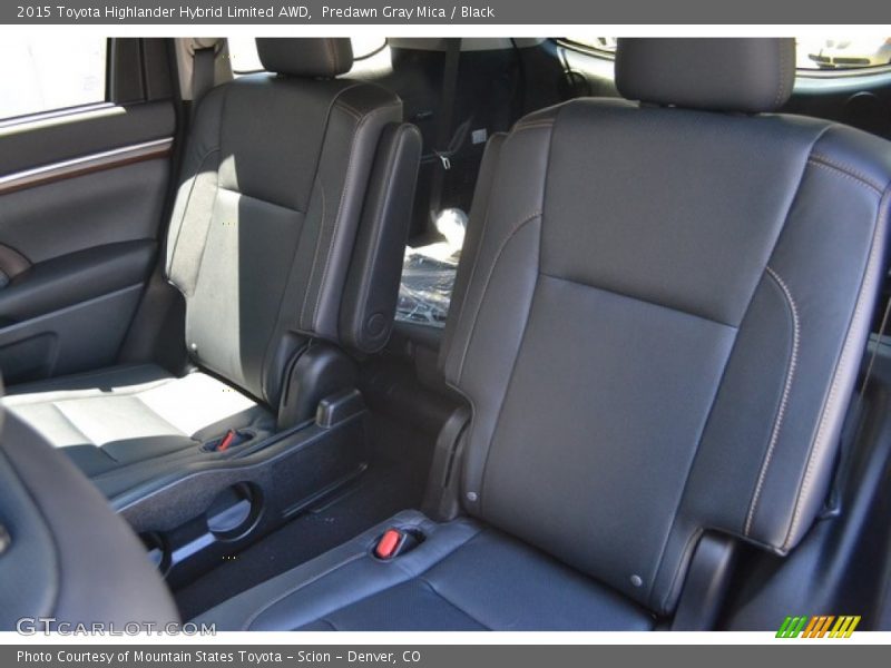 Predawn Gray Mica / Black 2015 Toyota Highlander Hybrid Limited AWD