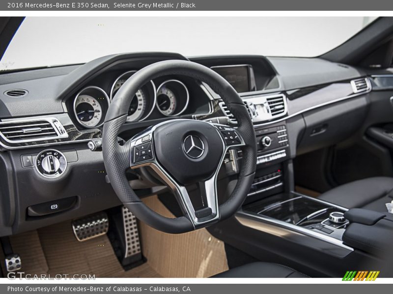 Selenite Grey Metallic / Black 2016 Mercedes-Benz E 350 Sedan