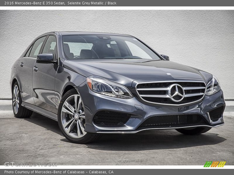 Selenite Grey Metallic / Black 2016 Mercedes-Benz E 350 Sedan