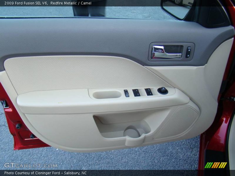 Redfire Metallic / Camel 2009 Ford Fusion SEL V6