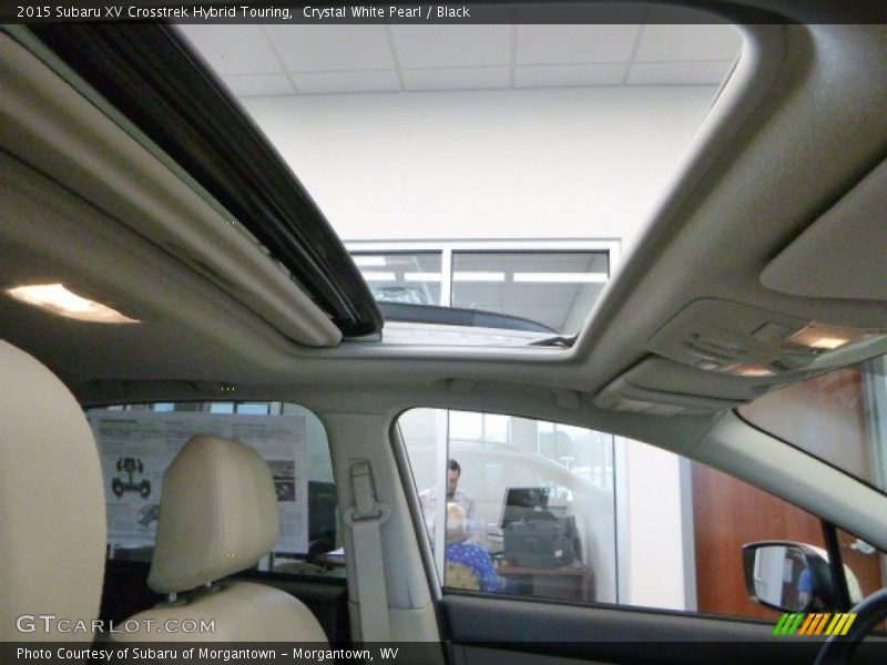 Crystal White Pearl / Black 2015 Subaru XV Crosstrek Hybrid Touring