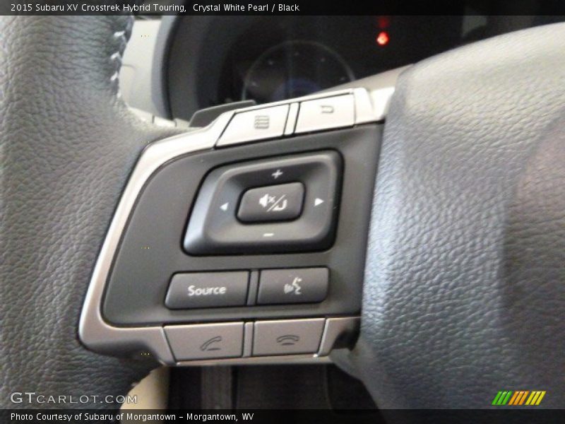 Crystal White Pearl / Black 2015 Subaru XV Crosstrek Hybrid Touring