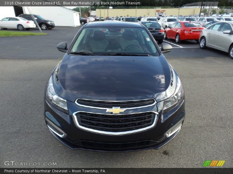 Blue Ray Metallic / Jet Black/Medium Titanium 2016 Chevrolet Cruze Limited LS