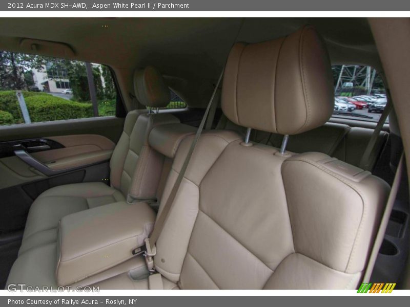Aspen White Pearl II / Parchment 2012 Acura MDX SH-AWD
