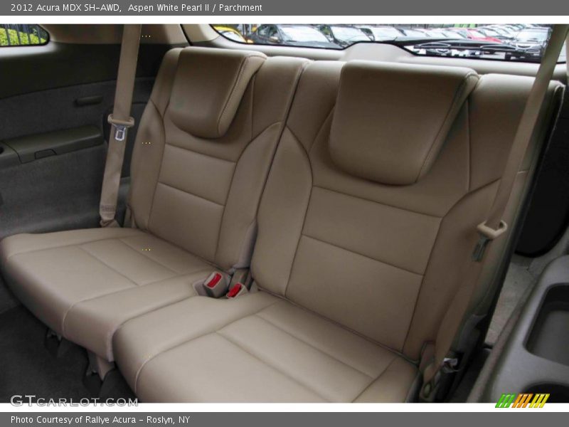 Aspen White Pearl II / Parchment 2012 Acura MDX SH-AWD
