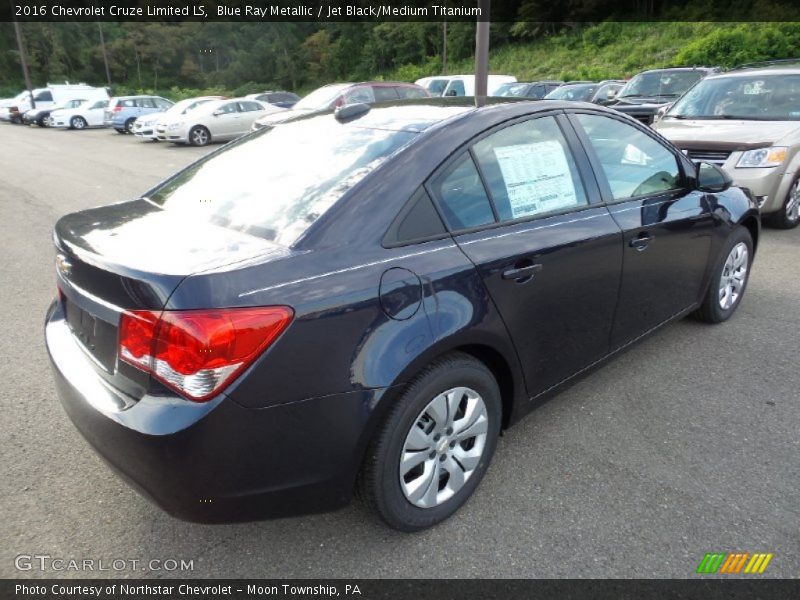 Blue Ray Metallic / Jet Black/Medium Titanium 2016 Chevrolet Cruze Limited LS