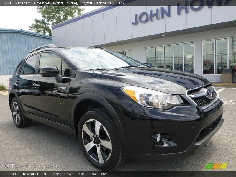 Crystal Black Silica / Black 2015 Subaru XV Crosstrek Hybrid Touring