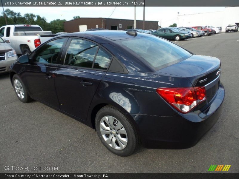 Blue Ray Metallic / Jet Black/Medium Titanium 2016 Chevrolet Cruze Limited LS