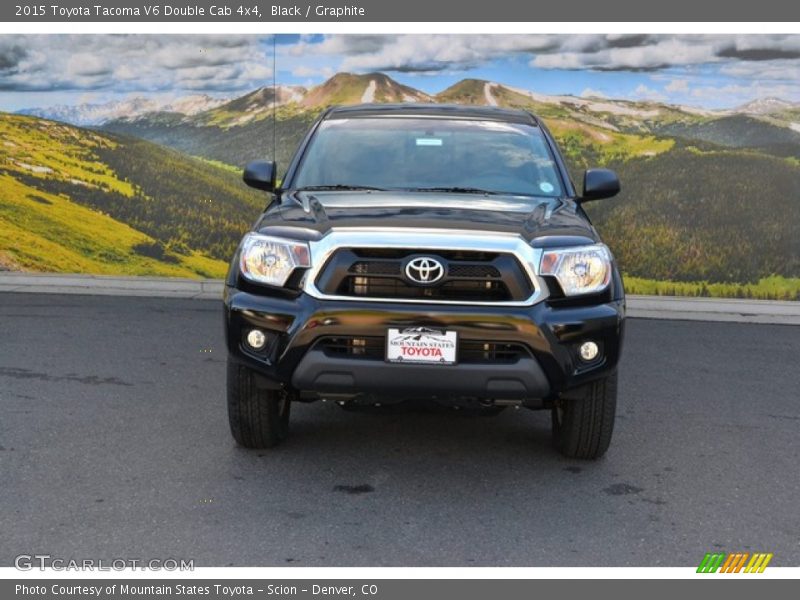 Black / Graphite 2015 Toyota Tacoma V6 Double Cab 4x4